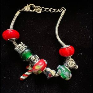 Lenox Christmas Bracelet Pandora like, NWT